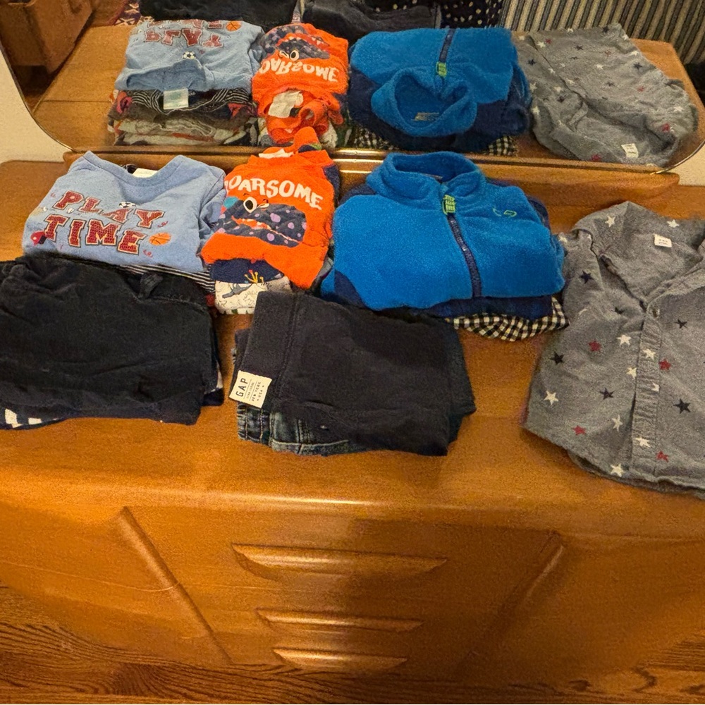 18 month fall/winter baby boy clothes bundle, 19 items